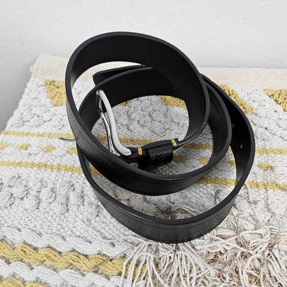 Robert Graham Simulated Leather Black Belt Size 40 - Picture 1 of 5